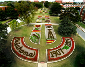 University of Oklahoma, Norman campus, Centennial Mum Garden